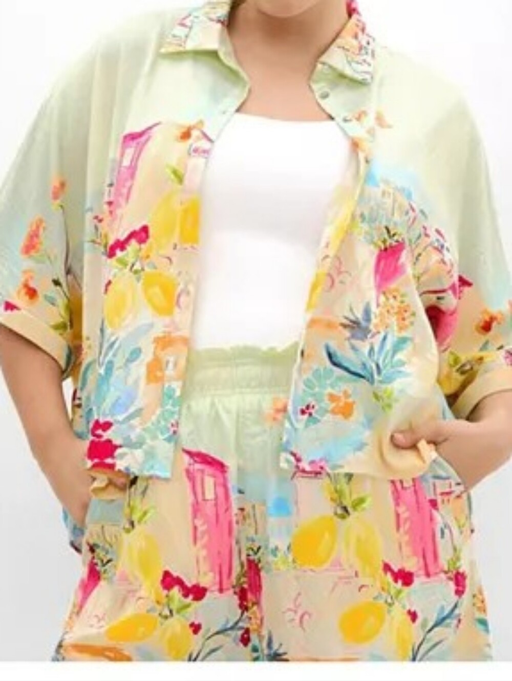 NWT City Chic Sorento Print Shirt